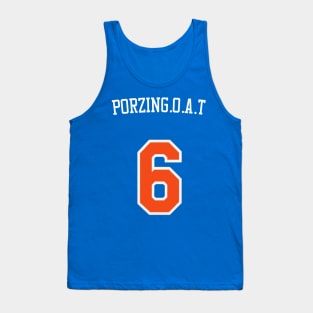 Kristaps Porzingis 'Porzingoat' Nickname Jersey - New York Knicks Tank Top